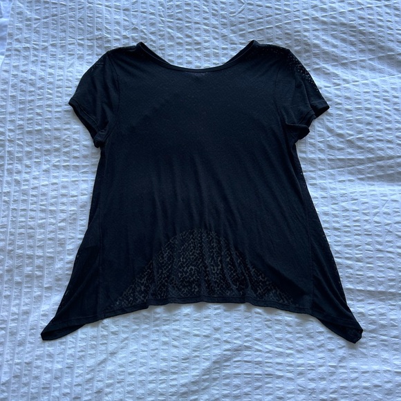 Lululemon Black Loop Around Tee - Black - Size 4 - BNWT - Picture 6 of 8
